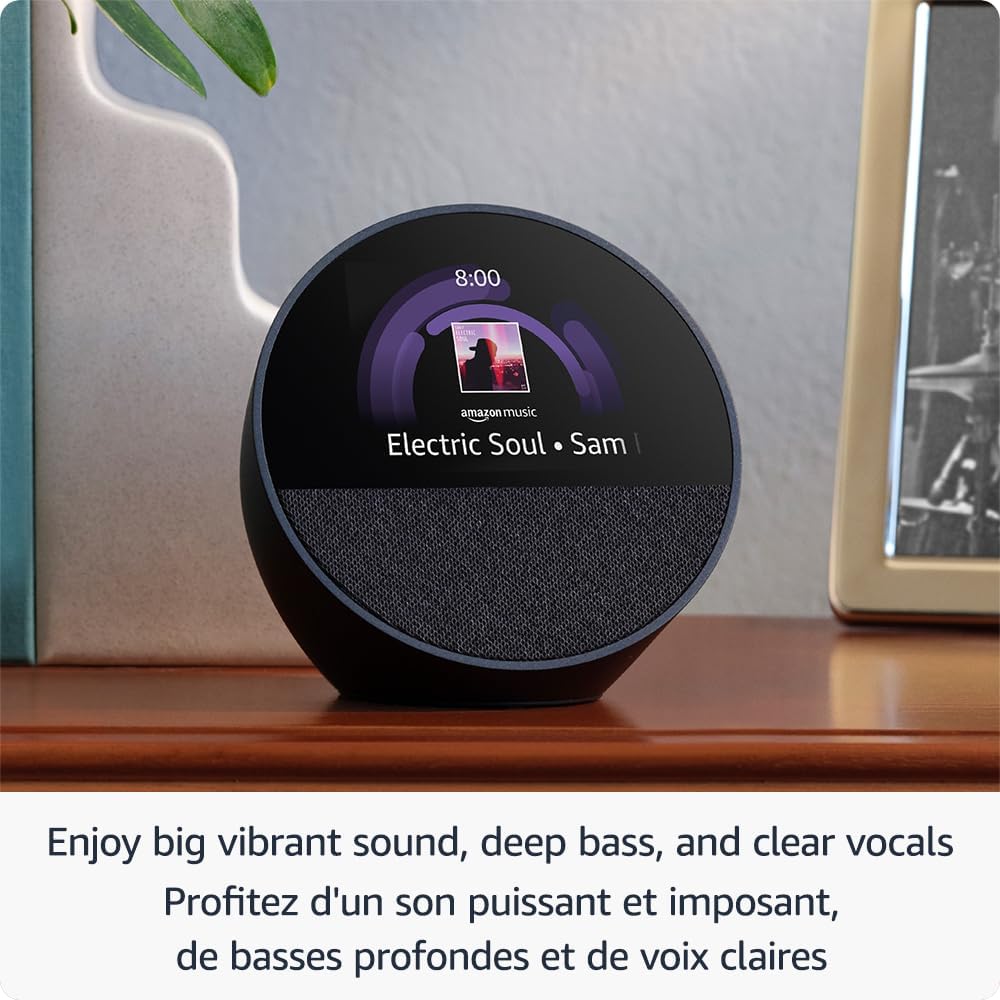 Echo Spot (newest model), Great for nightstands, offices and kitchens, Smart alarm clock with Alexa+ Early Access - Image 6