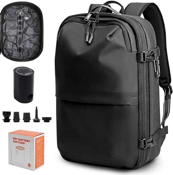 Vacuum Backpack Travel Seal Compression: Vacpack with Electric Air Pump